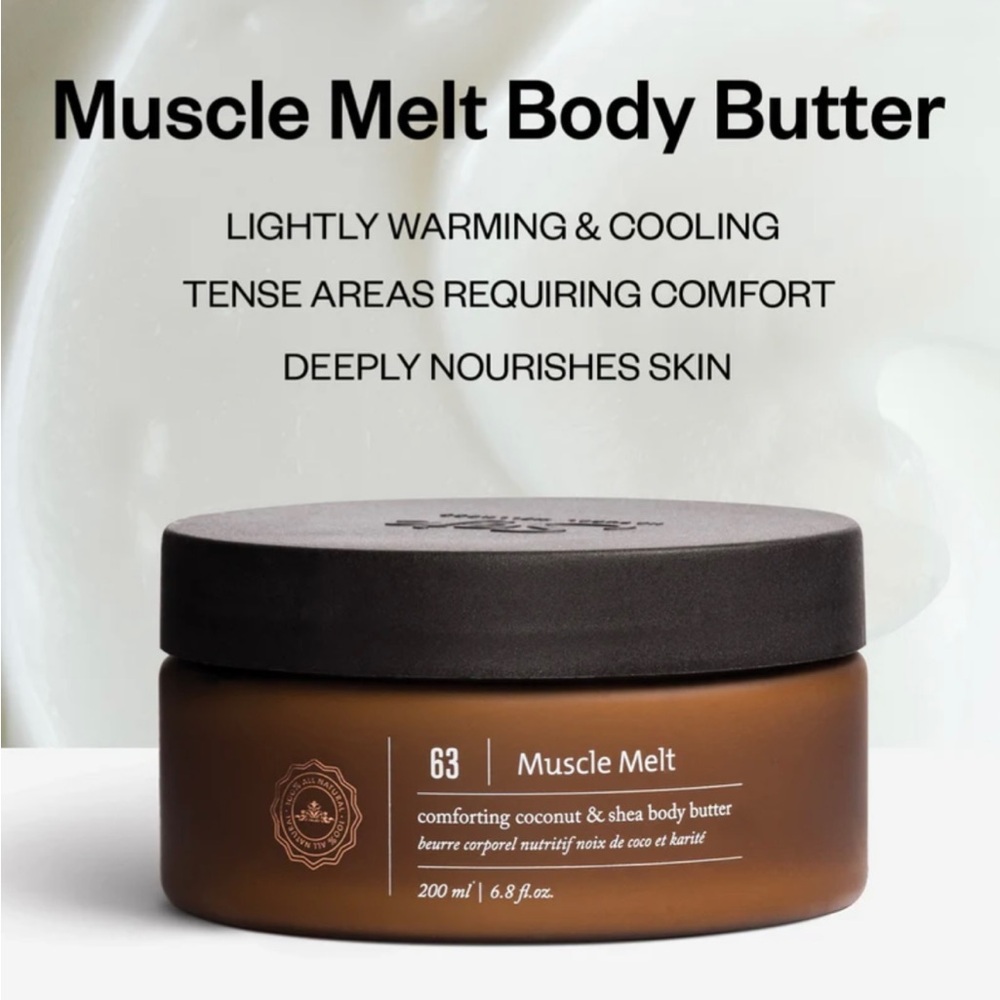 NEW Sage Soothing Minty Sweet Birch, Shea & Rosemary Muscle Melt Body Butter